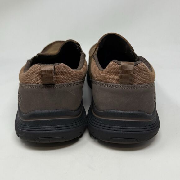 Skechers Expended Seveno Shoes Mens 12 Brown Leather Slip On Casual Loafers main image 12
